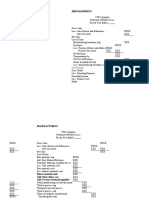 ACC104 - Fundamentals of Product and Service Costs - Income Statement