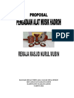 Proposal Remaja Masjid Nurul Mubin