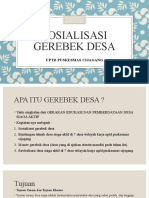 Sosialisasi Gerebek Desa