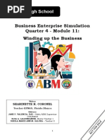 ADM BES Module 11 Winding Up The Business