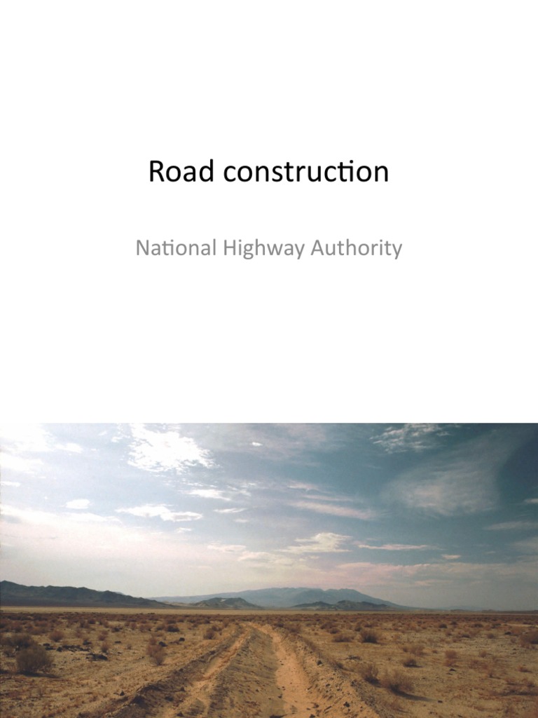 National Highway Authority Road Construction | PDF