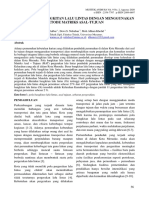 Analisis Pola Bangkitan Lalu Lintas Dengan Menggunakan Metode Matriks Asal-Tujuan