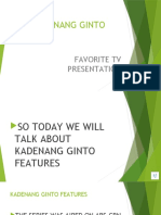 Kadenang Ginto: Favorite TV Presentation