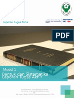 Modul_1_Bentuk Dan Sistematika Laporan Tugas Akhir