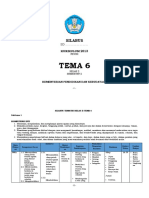 Silabus Kelas 2 Tema 6