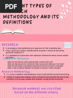 Different Types of Research Methodology