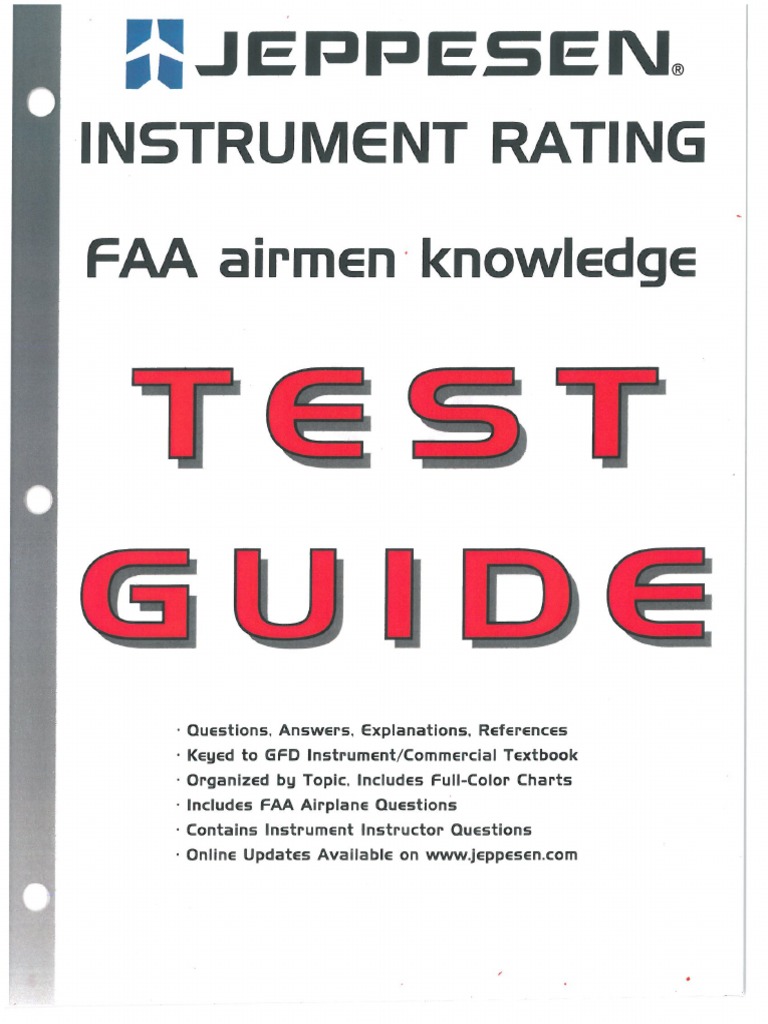 Instrument Rating FAA Airmen Knowledge TestGuide PDF