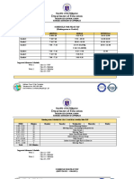 Sample K 6 Class Schedule For Pilot F2F