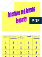 Adjective and Adverbs Jeopardy