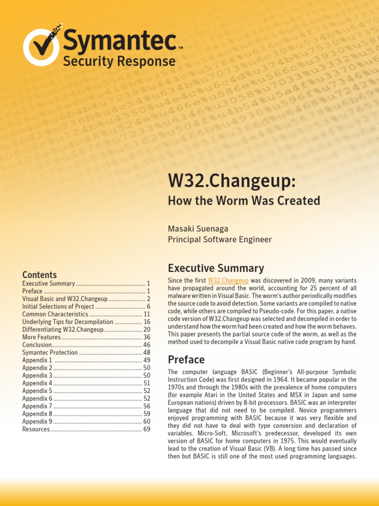 w32 Changeup 12 en | PDF | Malware | Computer Virus