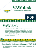 VAW Desk: Violence Against Women Desk