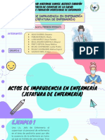 Actos de Imprudencia en Enfermería (Jefatura de Enfermería) GRUPO N°04