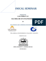 Technical Seminar: Bachelor of Engineering