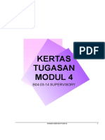 Kertas Tugasan Modul 4: B04-03-14 SUPERVISORY