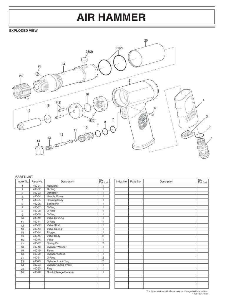 SP 1400 Parts List | PDF | Valve | Vehicle Parts