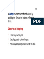 Budget: A Charts A Course For A Business by Outlining The Plans of The Business in Financial Terms