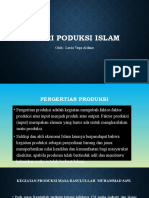 Lavia Vega Aldana-Teori Poduksi Islam