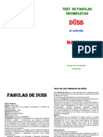 Manual y Fichas de Fabulas de Duss