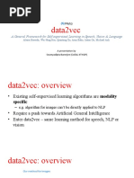 Data2vec: A General Framework For Self-Supervised Learning in Speech, Vision & Language