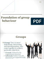 BUS 318 - Foundations of Group Behaviour