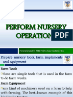 Perform Nursery Operations