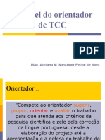 O papel do orientador de TCC