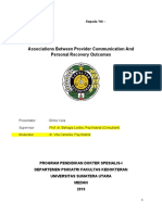 Associations Between Provider Communication and Personal Recovery Outcomes