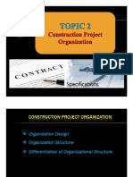 Construction Project Organization