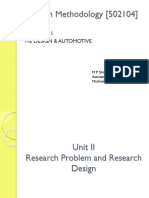 Research Methodology and Problem Definition