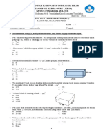 KKG Gugus Panglima Sulung PAS Matematika Tahun Pelajaran 2017/2018