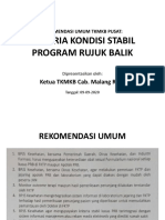 Kriteria Stabil Program Rujuk Balik