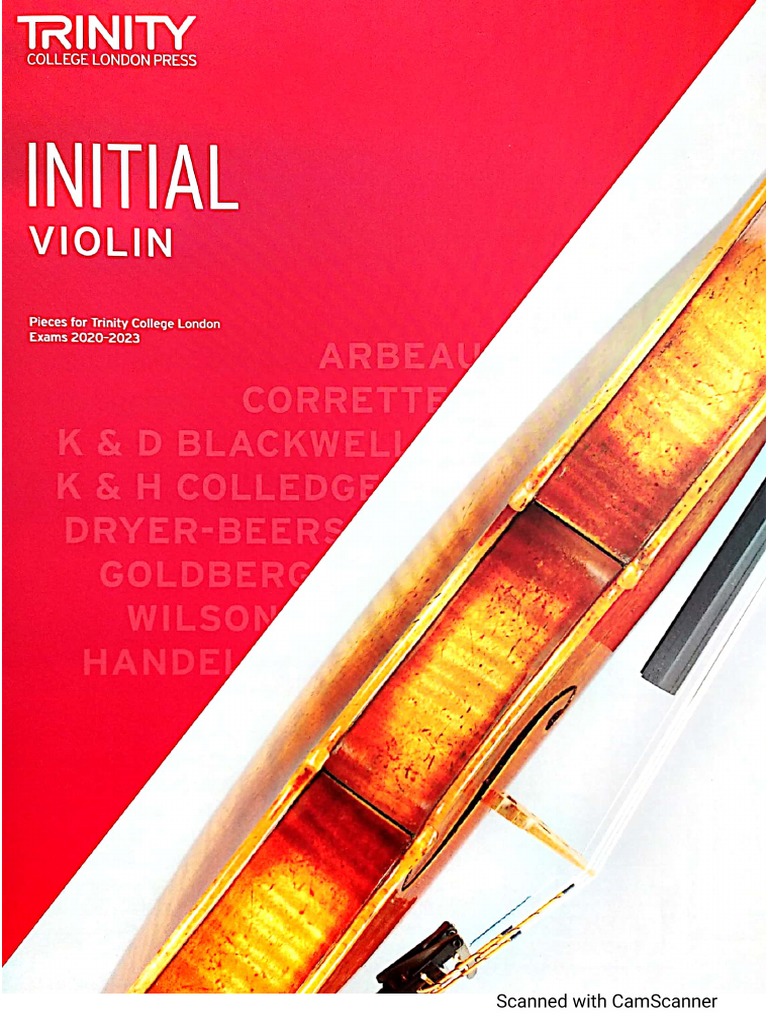 Trinity Initial Violin PDF