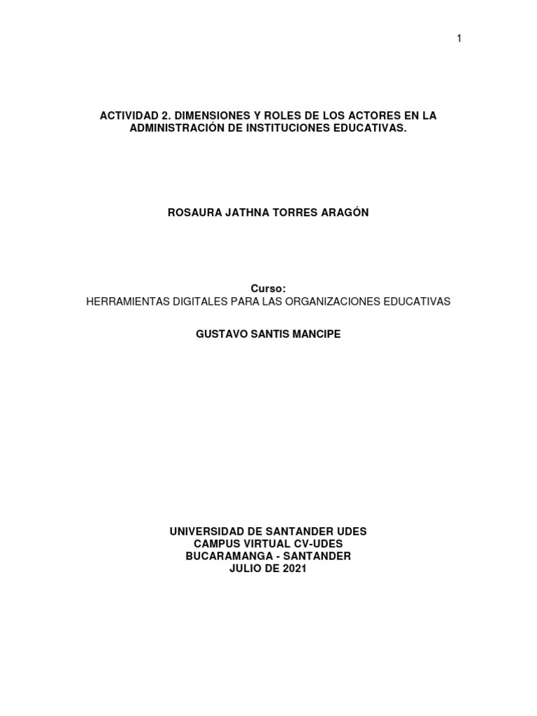 Roles en la Gestión Educativa Moderna | PDF | Planificación | Evaluación