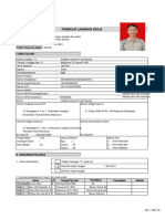 Formulir Lamaran Kerja