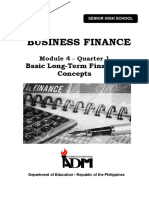 Business Finance Module 4