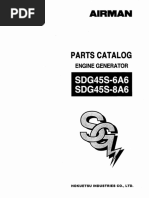 Parts Catalog Engine Generator SDG45S 6A6 SDG45S 8A6