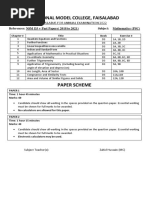 Syllabus For Annual Exam 2022-Mathematics (PSC)