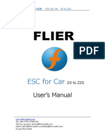 Manual Esc For Car v30-2