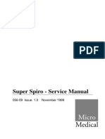 Super Spiro - Service Manual: 056-09 Issue. 1.0 November 1999