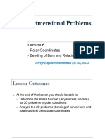 MEng6302 Lecture 6 Two Dimensional Problems ASM 2021