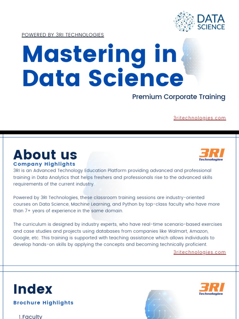 Mastering in Data Science 3RITPL | PDF | Machine Learning | Deep Learning
