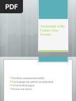 Urinary System Assessment Guide | PDF | Urine | Urinary Bladder