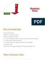 Monetary Policy: Mebe Sem Ii 2021-22