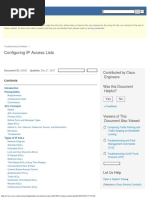 Configuring+IP+Access+Lists+ +cisco