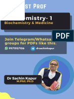 Biochemistry-1 (DR Sachin Kapur)