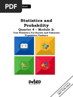 Statistics and Probability: Quarter 4 - Module 2