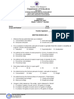 QUARTER 1 4th ASSESSMENT SCIENCE 7 Final