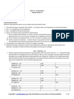 Mycbseguide: Class 12 - Accountancy Sample Paper 10