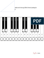 EASY PIANO 1 - Piano Keys Worksheet