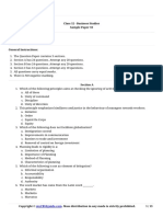Mycbseguide: Class 12 - Business Studies Sample Paper 10